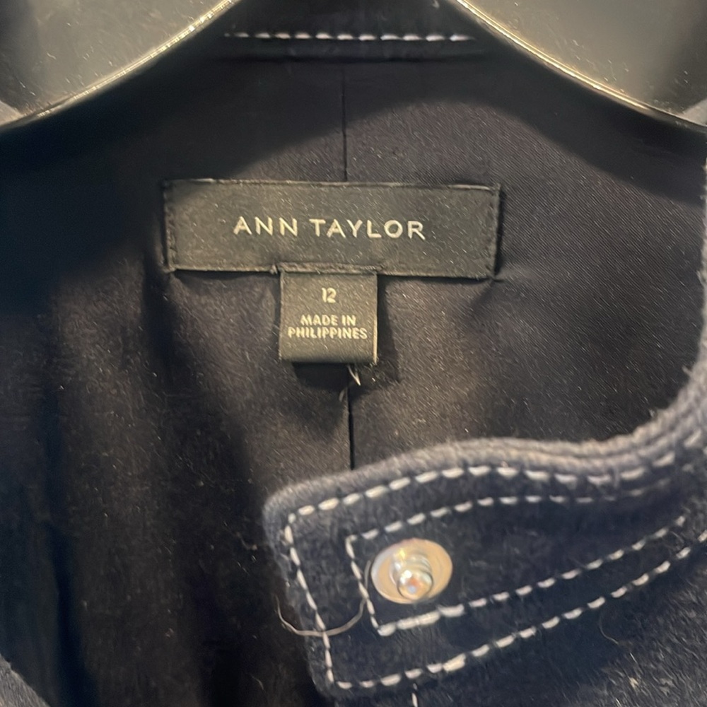 Ann Taylor Jacket Blazer Quilted Patch Pockets - image 3